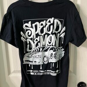 Speed Demon Graphic Tee - Black